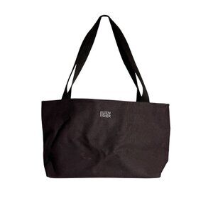 Eileen Fisher Large Brown Canvas Tote Bag